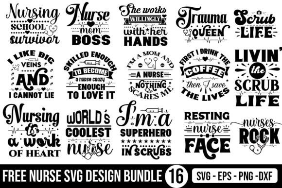 Nurse SVG Bundle: Premium Graphics & Freebies