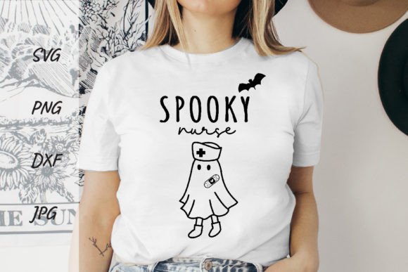 Spooky Nurse SVG: Halloween Graphics for T-Shirt Designs