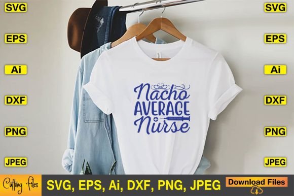 Stitching the Nacho Average Nurse SVG Design